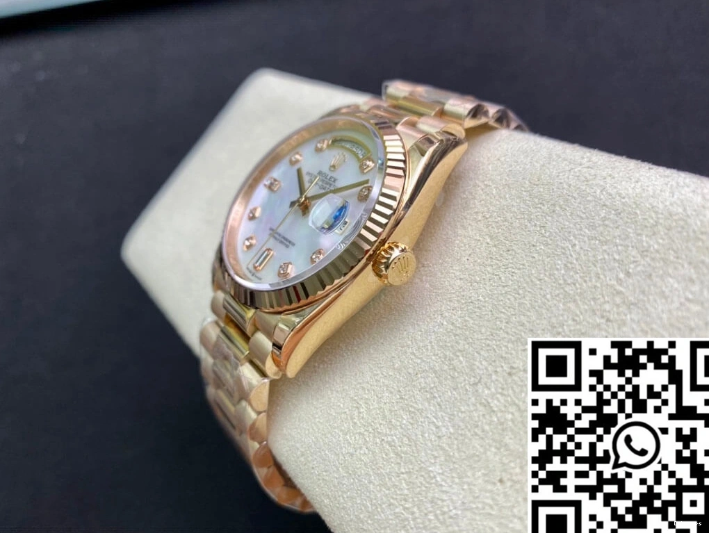 Factory Dial White M128235-0029 Rolex Day Mother-Of-Pearl Date EW 1226